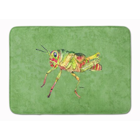 Carolines Treasures Grasshopper on Avacado Machine Washable Memory Foam Mat 8848RUG